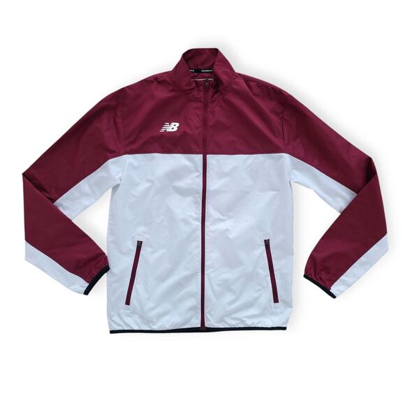 New Balance Other - New Balance Warm Up Jacket Athletic Windbreaker Full Zip Jacket Men Sz Small